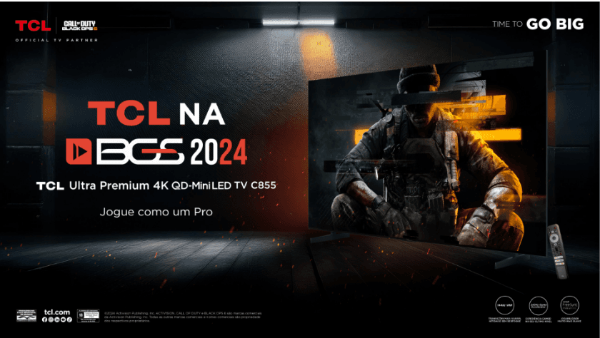 Ativações e celebridades marcam estratégia da TCL na 15ª edição da Brasil Game Show 2024