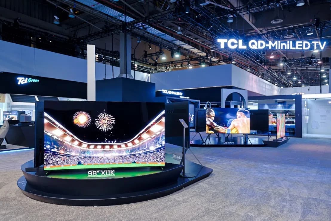 Alto nível de inovação dos produtos TCL encanta o público da CES 2025