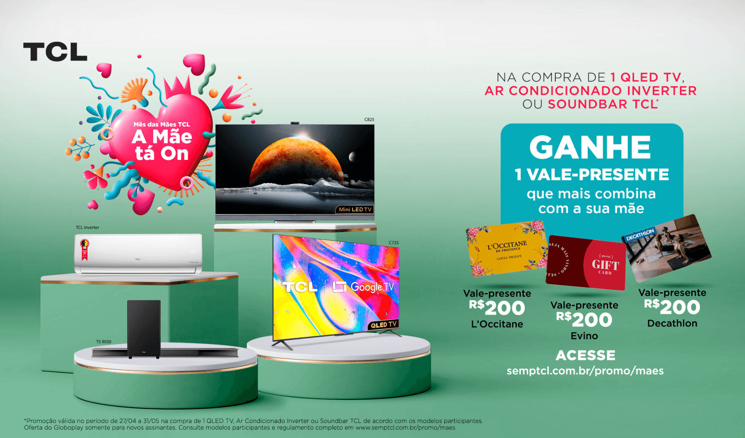 SEMP TCL lança promoção para o Dia das Mães