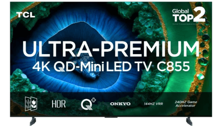 Tcl Ultra Premium 4k Qd Miniled Tv C855