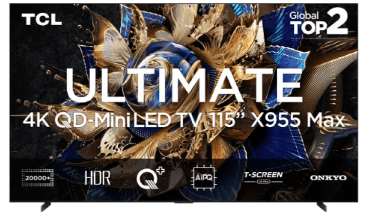 Ultimate 4k Qd Miniled Tv 115 X955 Max